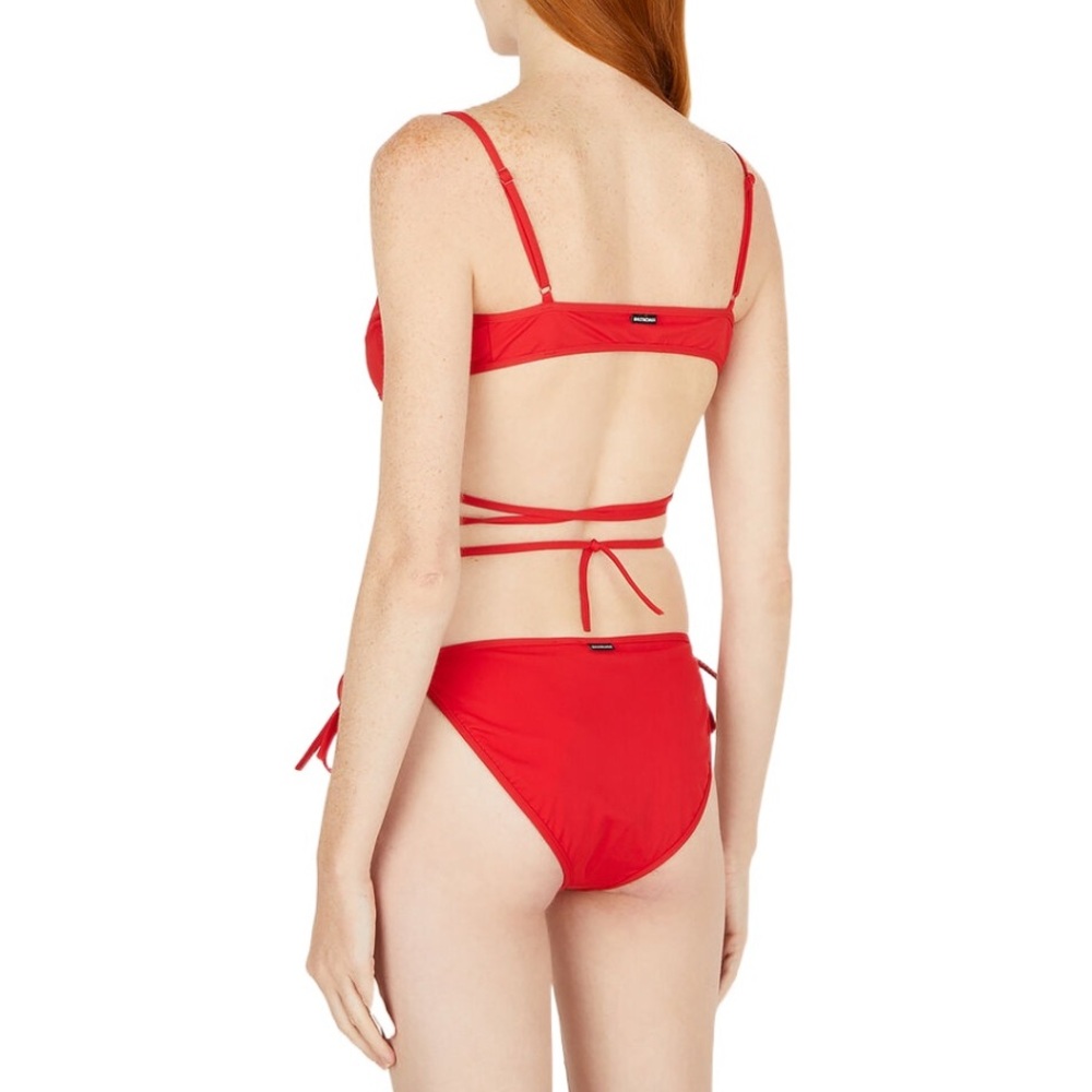 Balenciaga Red Strappy Bikini